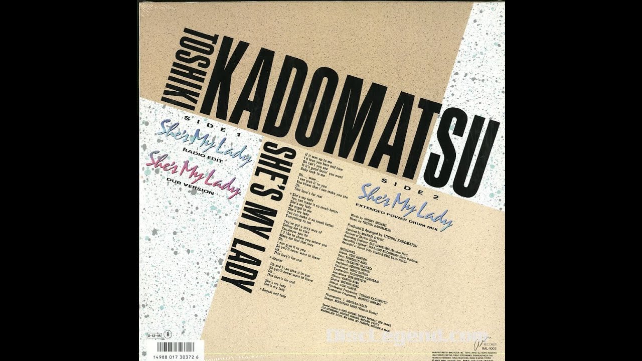 SHE'S MY LADY(HD Re-Fine&Re-edit) - 角松敏生 / TOSHIKI SHE'S MY LADY(HD Re-Fine&Re-edit) - 角松敏生 / TOSHIKI