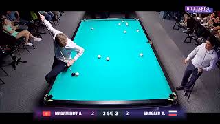 Will beauty save you? Madaminov - Shagaev. Armada 2023, semi-final. Billiards, Moscow Pyramid.