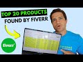 Top 20 Winning Products To Sell Found by FIVERR: Product Research Using Fiverr Dropship Experiment