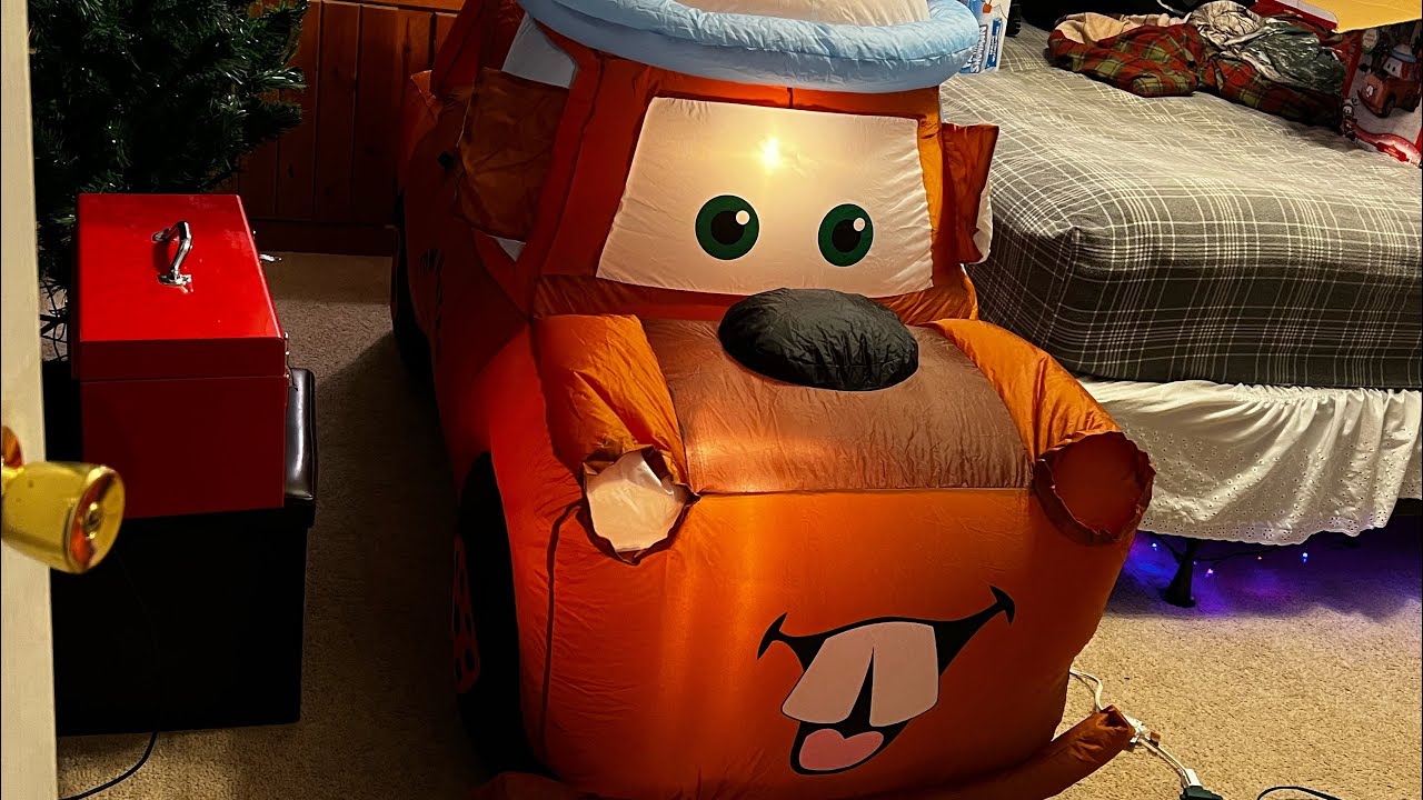 Gemmy 2013 inflatable tow mater YouTube