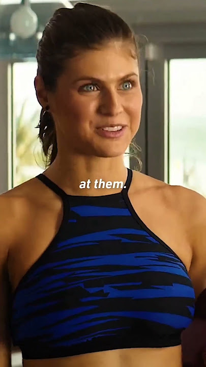 bro was flabbergasted 💀💀 | Baywatch 2017 #funny #alexandradaddario #baywatch #movies #shorts