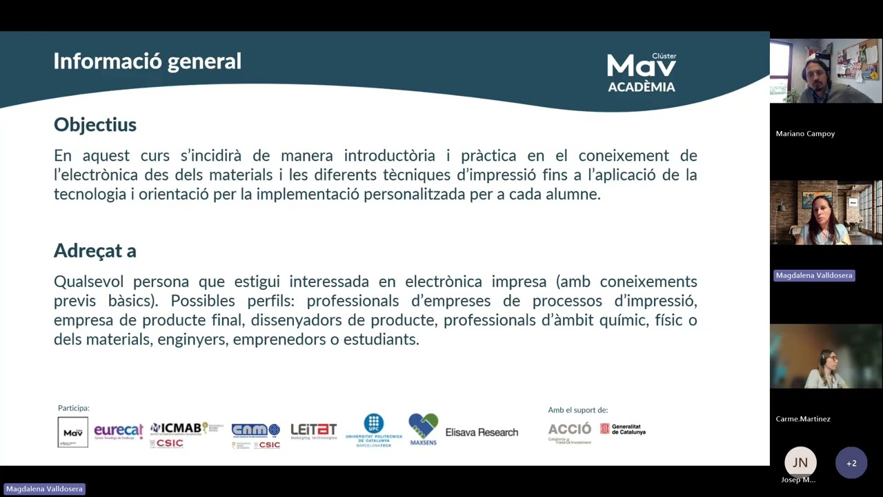 🖨️ Sessió Informativa - Formació en Electrònica Impresa (Curs 2025-2026)