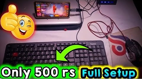 Keyboard or mouse se mobile phone me free fire PC(computer) ke jaise kaise khele full setup tutorial
