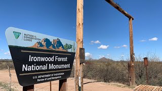 Free Camping at West Manville Road BLM Boondocking Area, Tucson, AZ