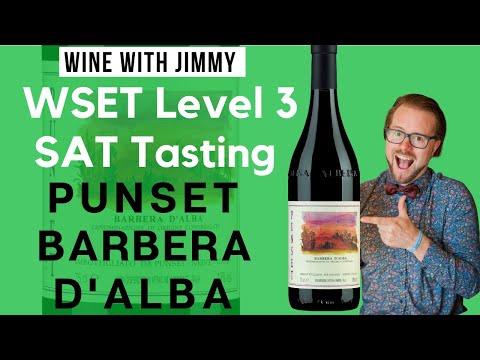 WSET Level 3 Tasting Note Punset Barbera d'Alba 2019