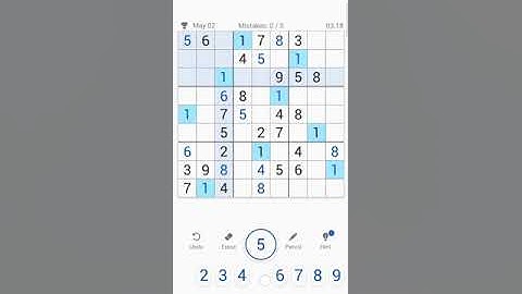 02 MAY 2021 - SUDOKU DAILY CHALLENGE