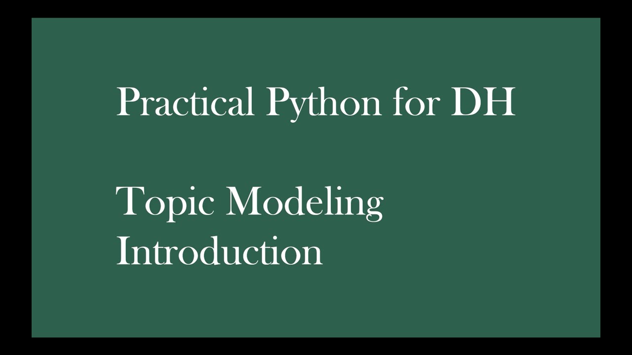 Topic modeling. Модель Lda Python.