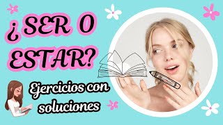 EJERCICIOS CON LOS VERBOS SER y ESTAR. Nivel básico A1-A2. Actividades con soluciones. #spanish