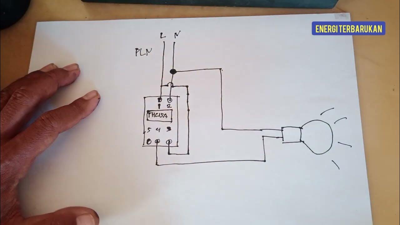 Skema dan diagram digital Timer Switch THC 15A - YouTube
