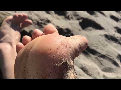 Man Sandy Feet Man Sandy Feet