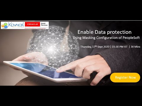 Enable Data protection using Masking Configuration of PeopleSoft