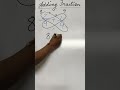 “Adding fractions? It’s easier than you think!”#addingfractions#fractions#mathshorts #mathtricks