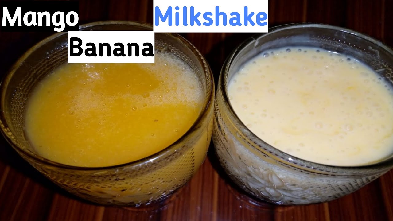 Thick and Tasty Mango and Banana Milkshake Recipe Mango banana juice