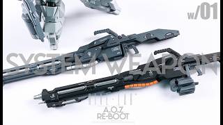 A.O.Z SYSTEM WEAPON XBR - M84a BEAM LAUNCHER REVOLVER II WITH DRUM MAG #gundam #gunpla #AOZgundam