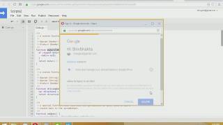 Google Sheets Macro JavaScript 1 (First Test Macro with Google Spread Sheet)