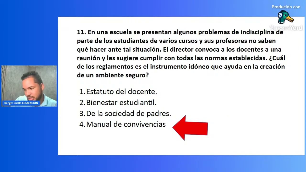 Clase 3 Entrenamiento Concurso de Oposición Docente CASOS DE AULA 2025