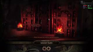 Path of Exile 3.22 Sanctum run №6 Poison SRS Necromancer