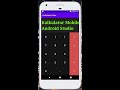 MEMBUAT APLIKASI KALKULATOR DENGAN ANDROID STUDIO