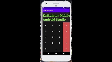 MEMBUAT APLIKASI KALKULATOR DENGAN ANDROID STUDIO