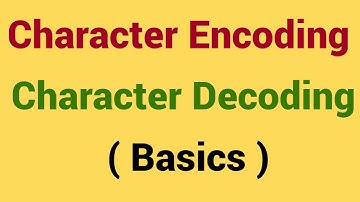 Character Encoding & Decoding| encoding standards |code point | character set (charset)| code unit