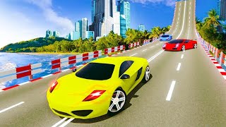 Impossible Car Racing 3D - Mega City GT Car Stunt 2020 , sports car stunts 3d game #7 screenshot 5
