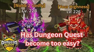 Has Dungeon Quest become too easy? #roblox #dungeonquest