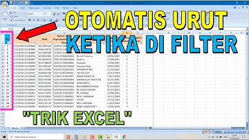 Cara Membuat Nomor Urut Otomatis Saat Data di Filter di Microsoft Excel