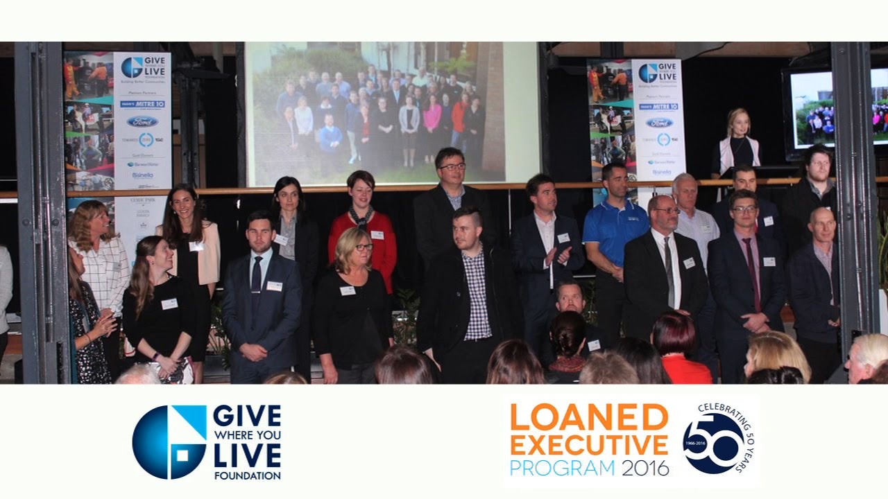 Loaned Executive Program | Give Where You Live - Intake 2016 - Video Production Geelong