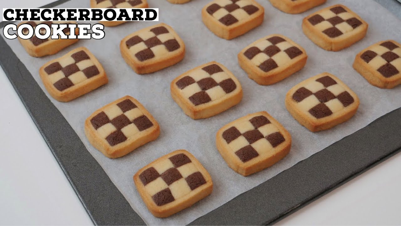 How to Make Checkerboard Cookies Recipe | Just Cook! - YouTube