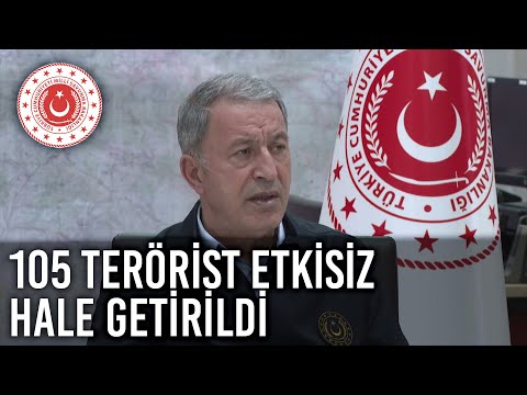 Pençe Şimşek ve Pençe Yıldırım operasyonlarında bugüne kadar 105 terörist etkisiz hâle getirildi.