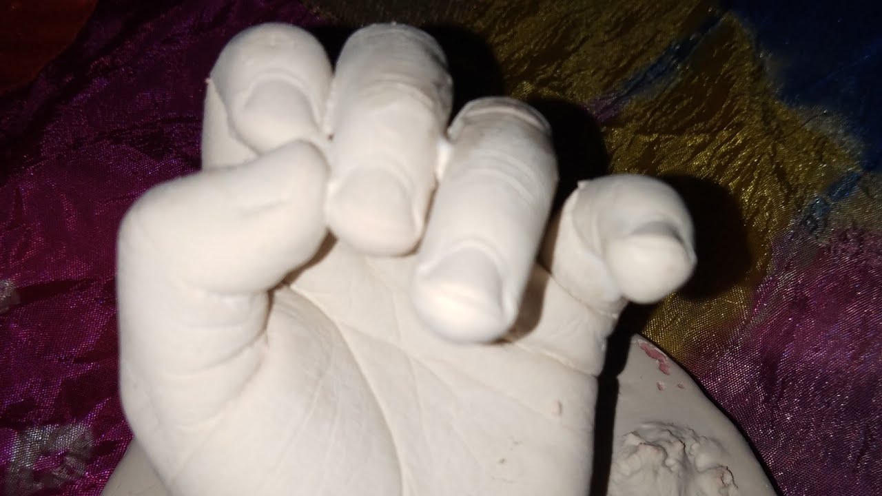 baby hand 3d casting | baby hand and footprint homemade | 3d casting kit baby