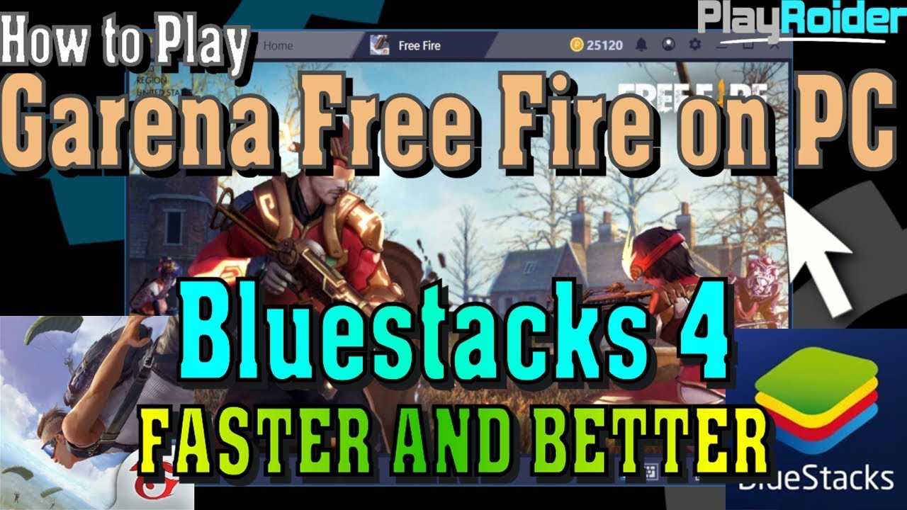 How to Play FREE FIRE on PC with NEW Bluestacks 4 Controls 2019! - 
