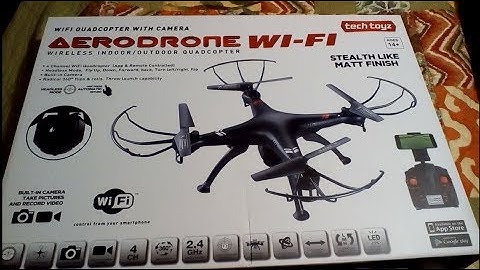 Aerodrone WiFi Drone Syma X5 Clone - BEST STOCK MOUNT - Unboxing review