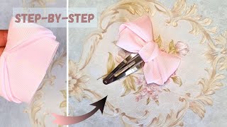 Another version of the popular Ribbon hair bow tutorial/step-by-step Ribbon bows