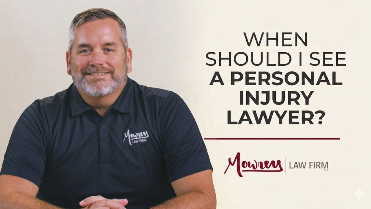 When Should You Contact a Personal Injury Lawyer After an Accident? | Mowrey Law Firm
