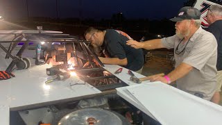 Fist Fighting in the Street Stock at Hattiesburg Speedway