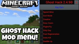 [0.12.1] MCPE Mod Showcase: GHOST HACK MOD MENU! screenshot 3