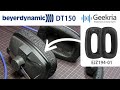 『beyerdynamic DT150』を『Geekria』のイヤーパッドに交換する