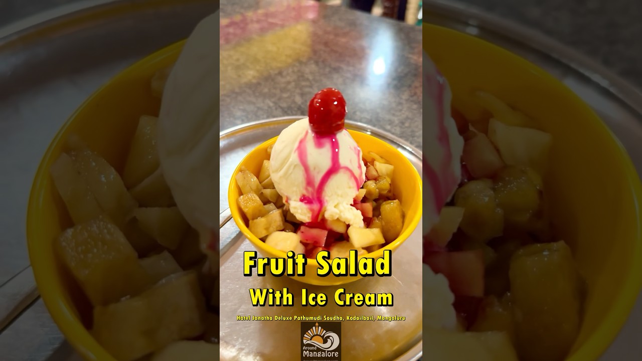 Fruit Salad With Ice Cream - at Hotel Janatha Deluxe Pathumudi Soudha, Kodailbail, Mangaluru