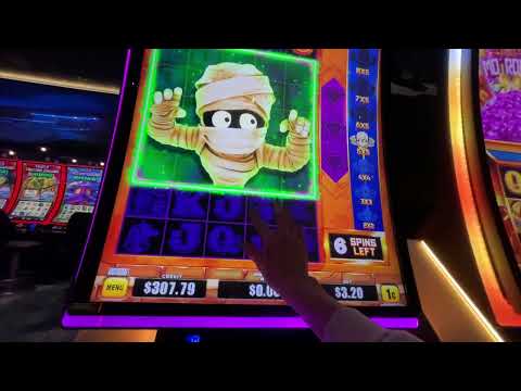 BIG WIN on Mo Mo Mo Mummy on $3.20 bet w Pk, #momomomummy ,#jackpots, #slots