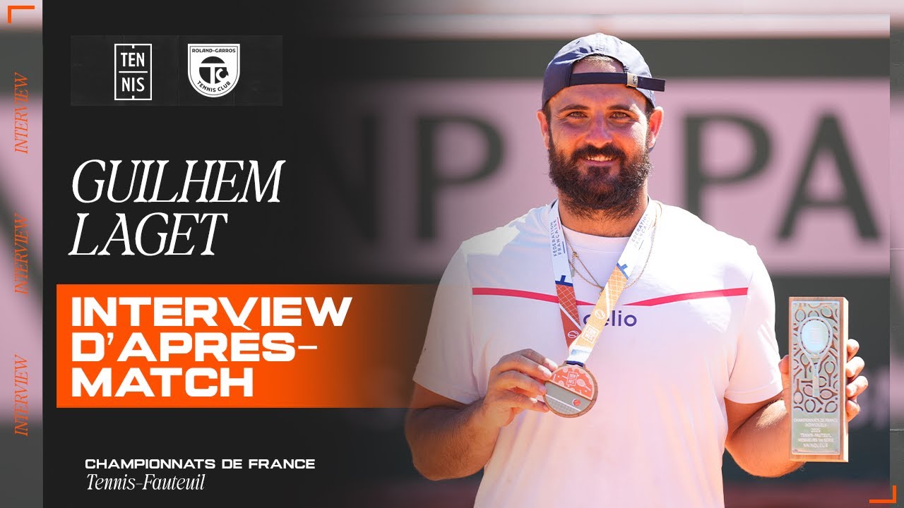 Guilhem Laget champion de France tennis-fauteuil | FFT