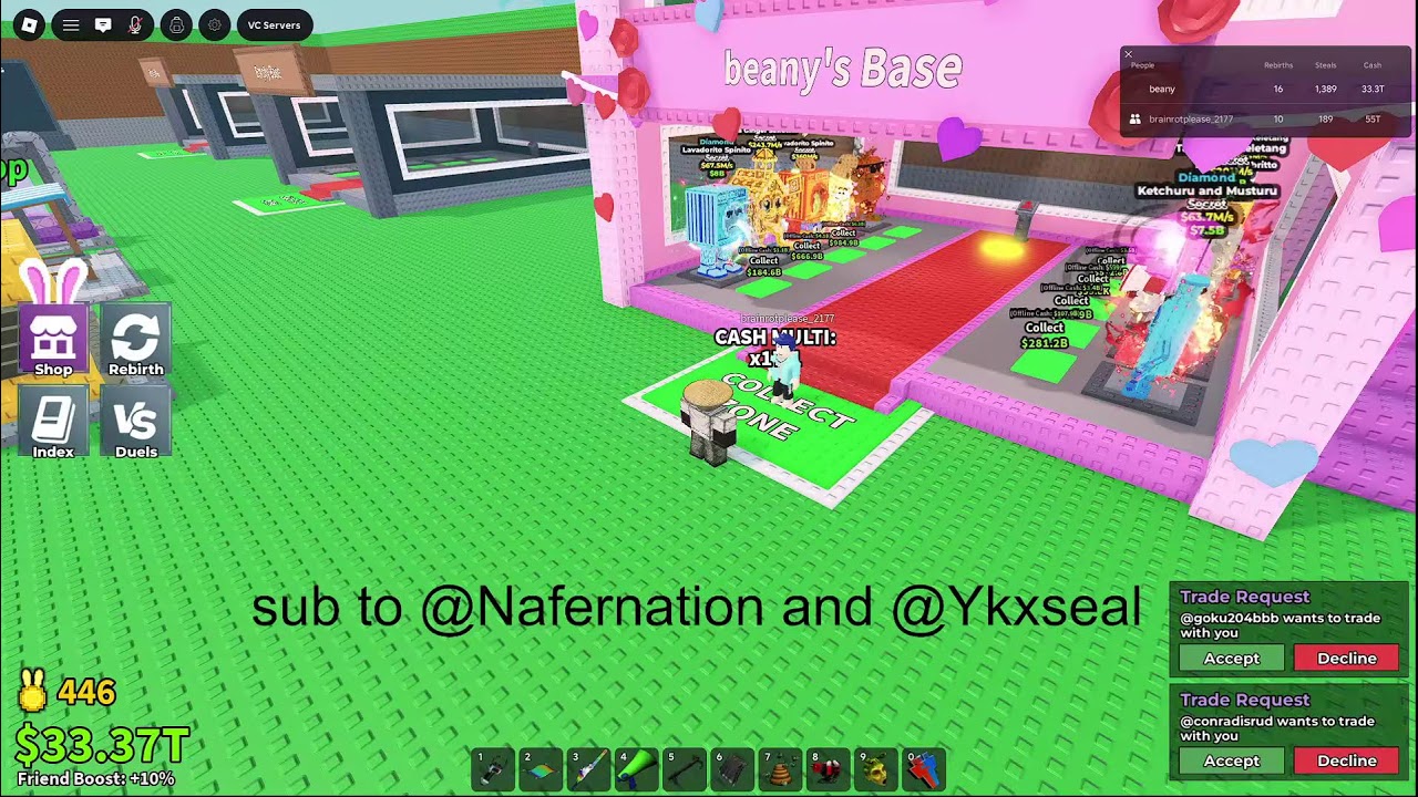 TRADING SAB ALSO SELLING BR FOR ROBUX - YouTube