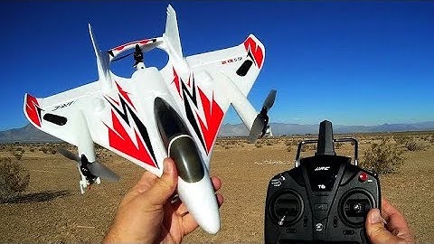 JJRC M02 Brushless VTOL RC Airplane Flight Test Review