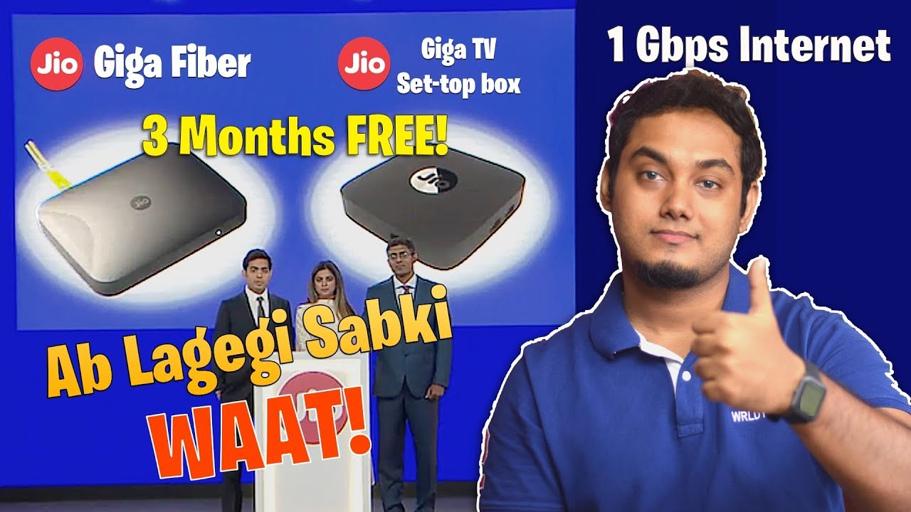 Jio Giga Fiber & Jio Giga TV Set Top Box- 3 Months FREE! Registration Process & Plans