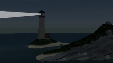 Blender lighthouse animation