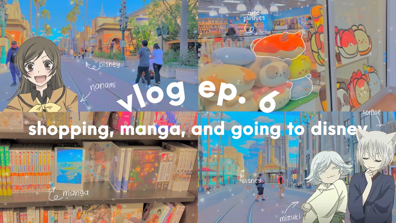 vlog ep. 6:: shopping, manga, and going to disney 🍙