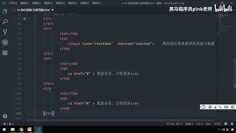 黑马Pink前端HTML+CSS教程：P59   29 综合案例 注册页面四