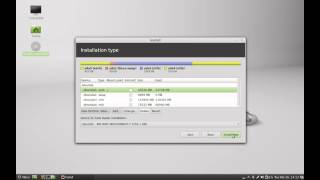 Install Linux Mint 14 from the bootable USB flash drive