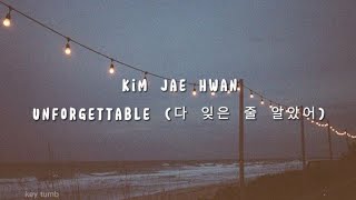 [Indo sub] Kim Jae Hwan - Unforgettable (다 잊은 줄 알았어) Lyrics Sub indo