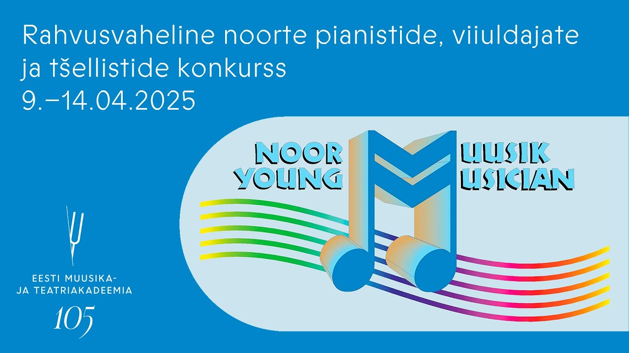 LIVE: Young Musician – Tallinn 2025: Closing concert and awards ceremony
